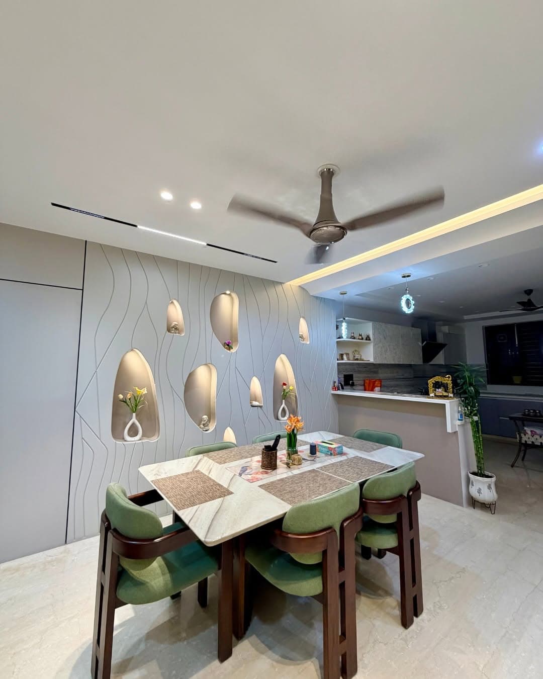 Cafe interior, full view